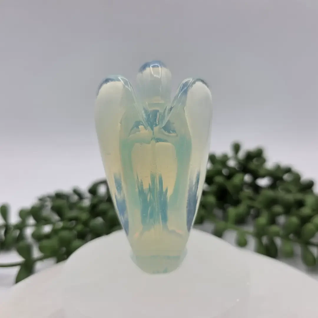 Angel 3" Opalite Semi-Precious Gemstone Figurine