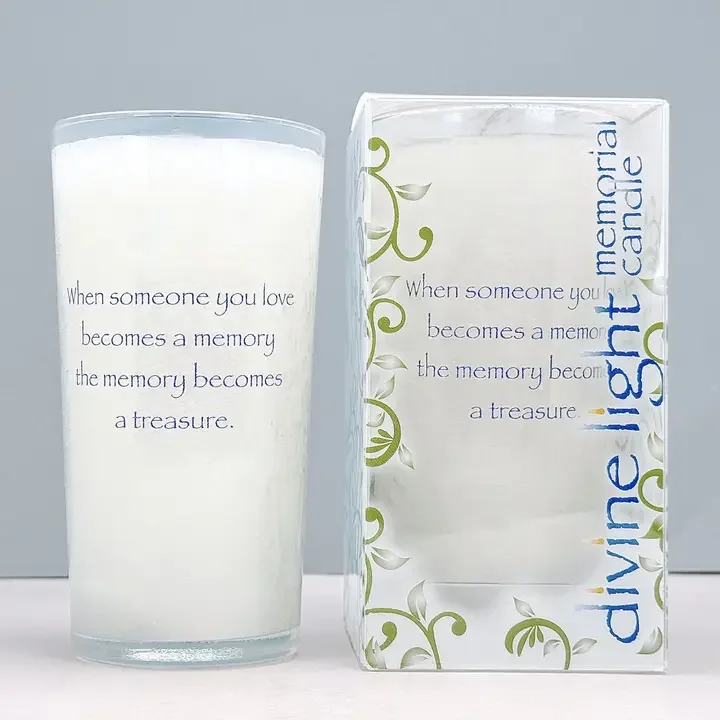 When Someone You Love Memorial Sympathy Candle