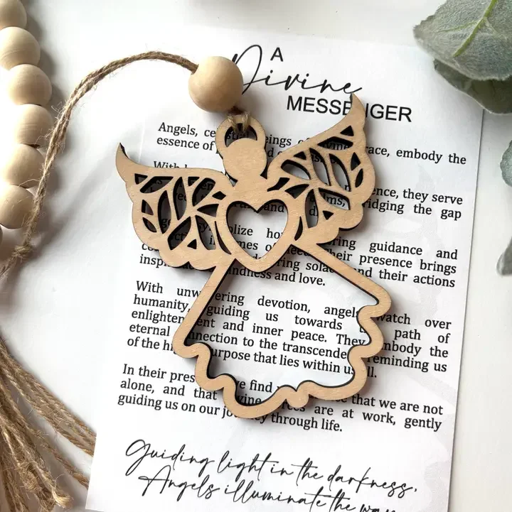 Angel Divine Messenger Story Card Charm-Angel
