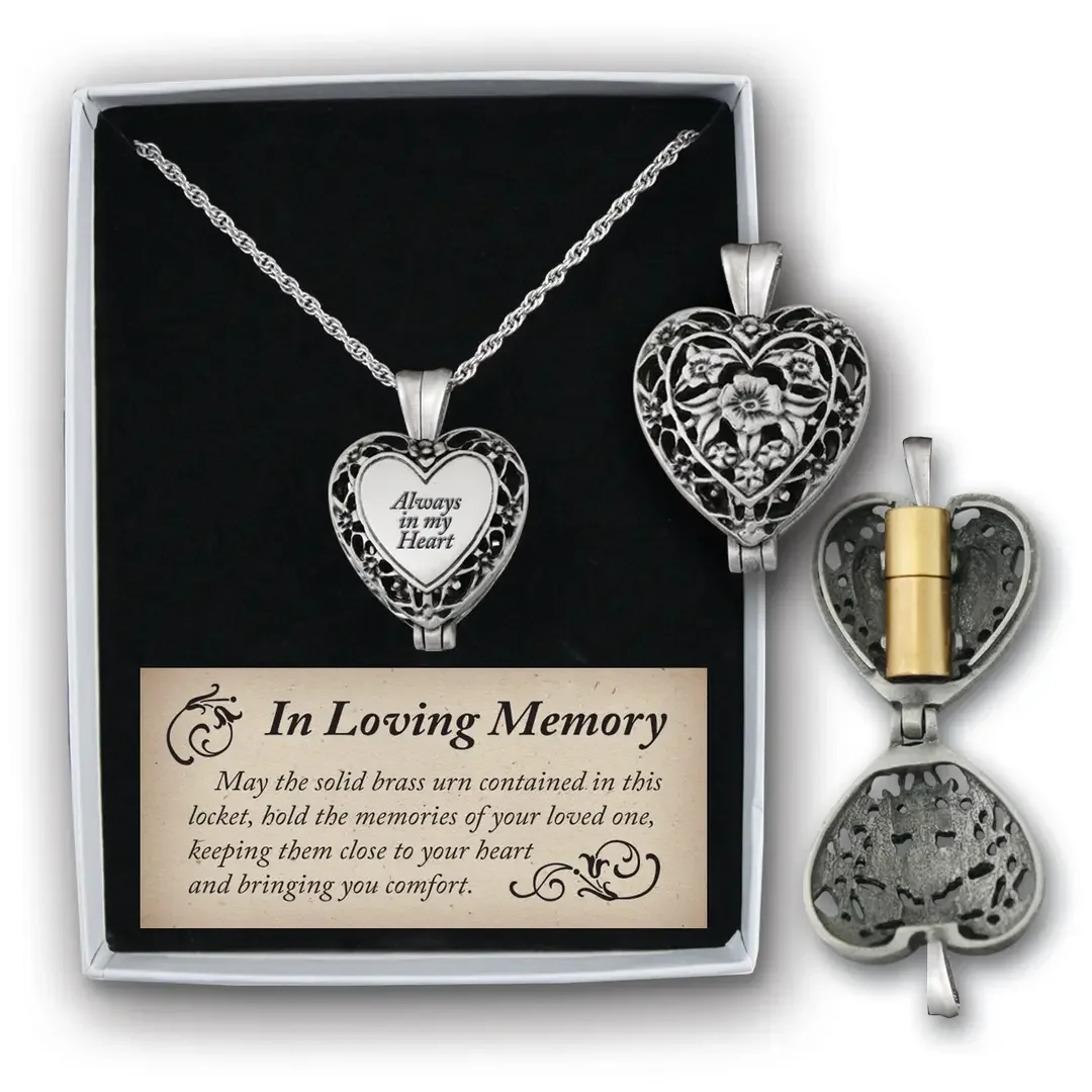 "Always in My Heart" Memorial Locket