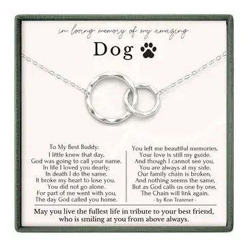 Dog Memorial Necklace