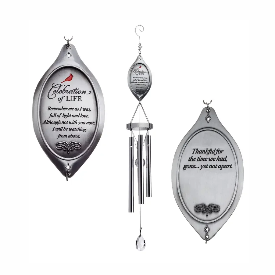 Celebration of Life Memorial Windchime Gift Boxed