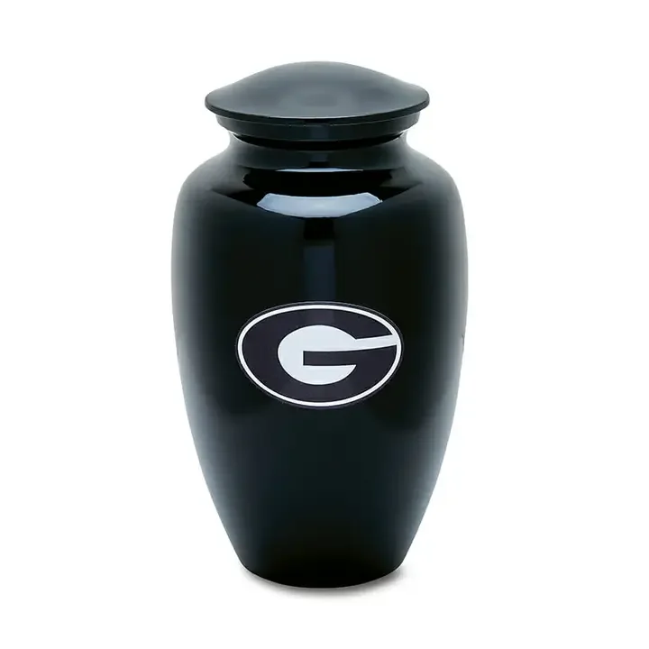 Black Alternate Uga Adult Cremation Urn
