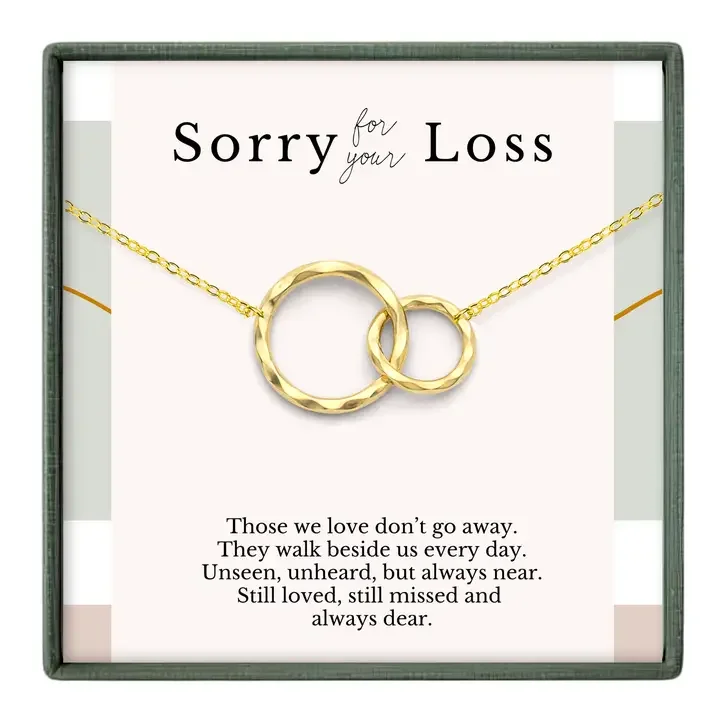 Sorry For Your Loss Pendant Necklace