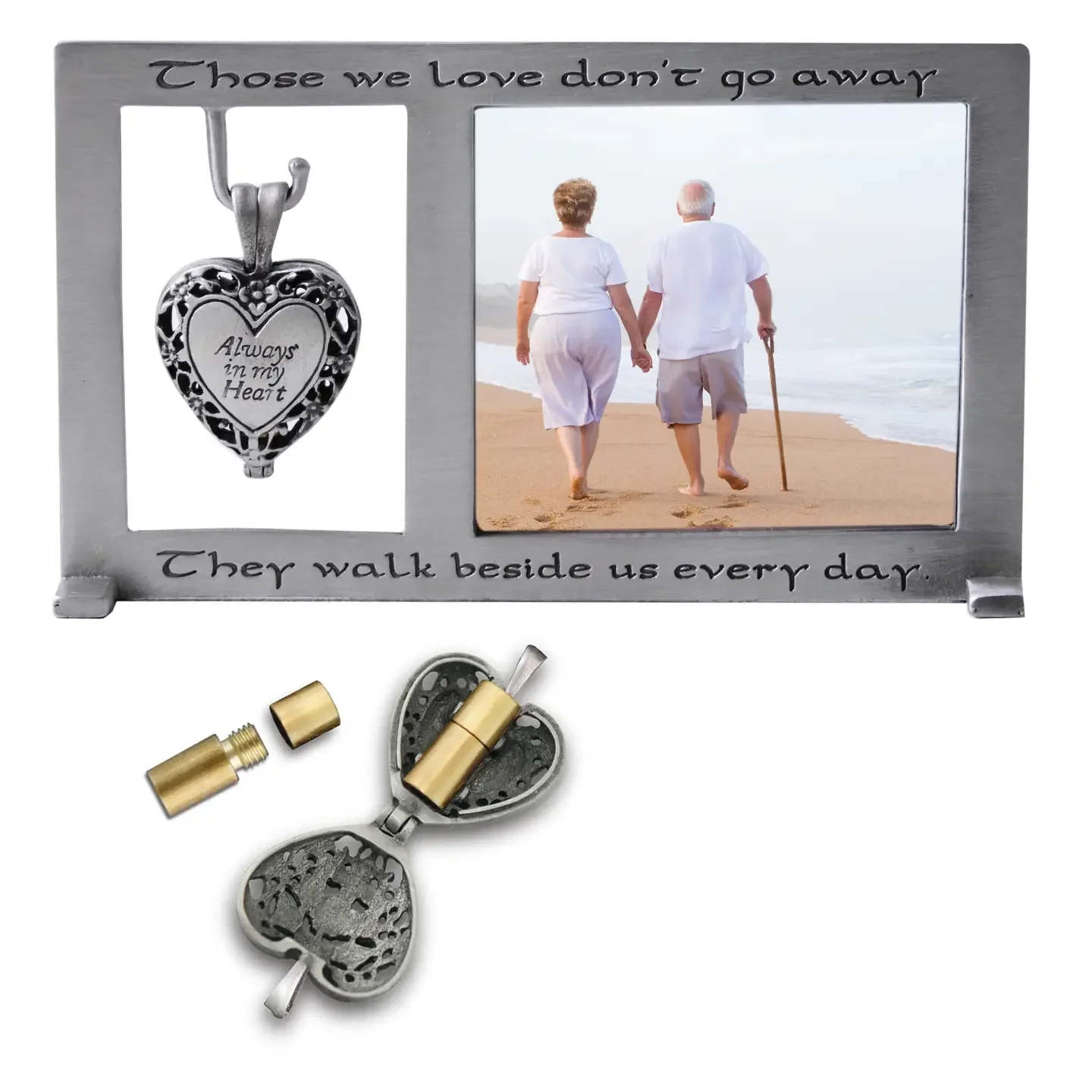 Heart Locket Memorial Frame