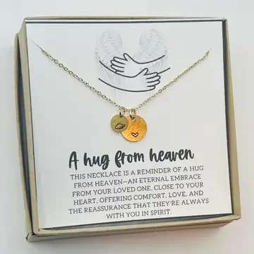 Hug from Heaven Memorial Keepsake Necklace