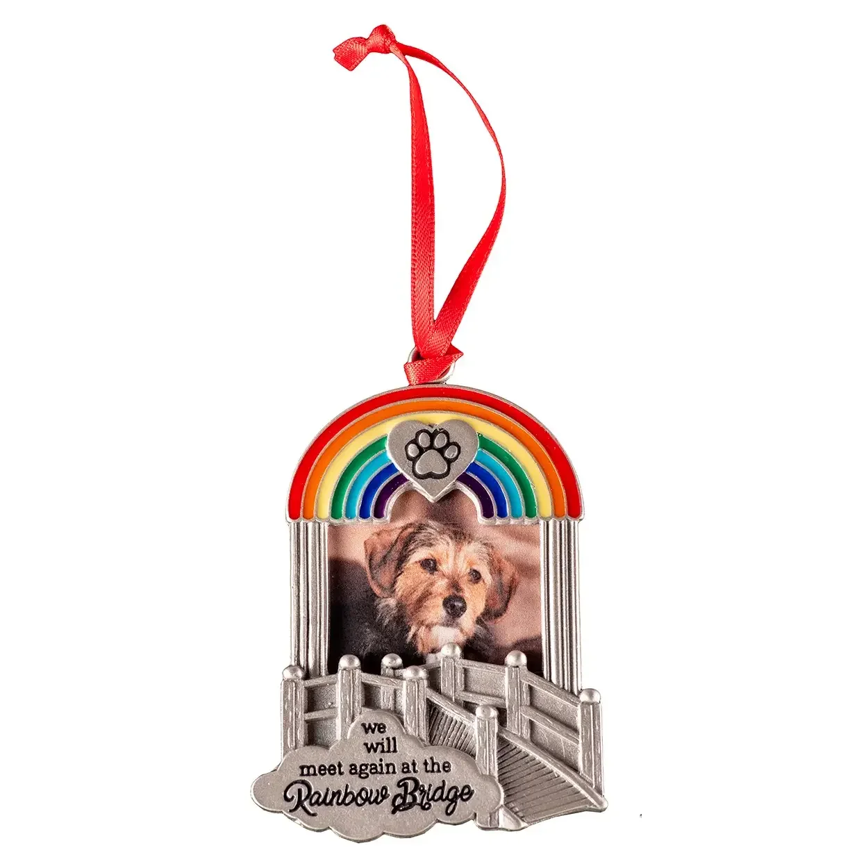 Rainbow Bridge Photo Ornament
