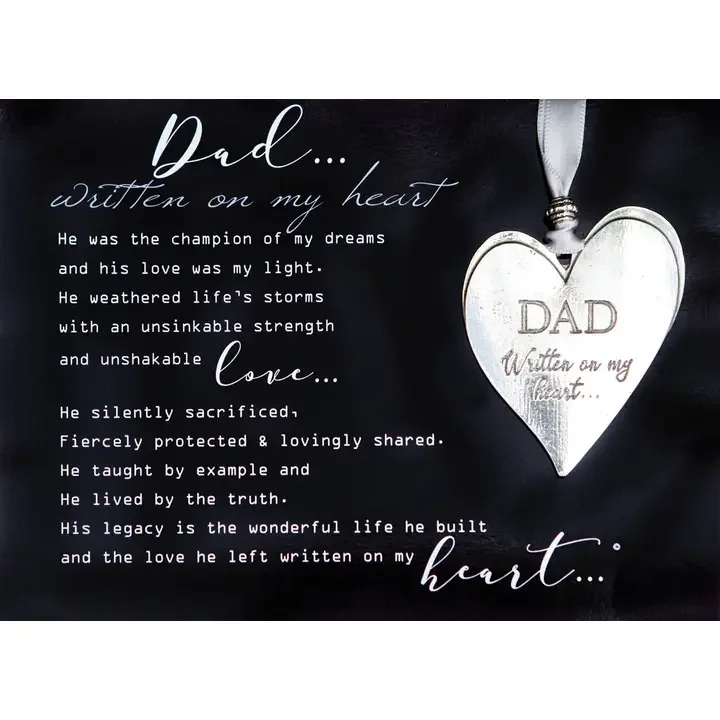 Loss of Dad Handmade Memorial Ornament