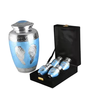 Angel Wings Beautiful Keepsake Single in Velvet Box