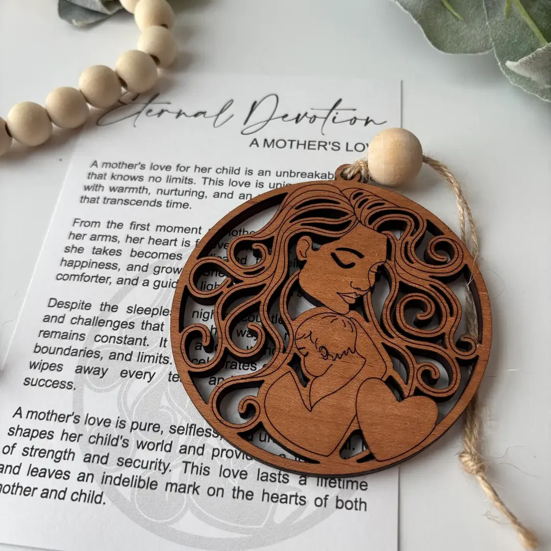 Eternal Devotion Story Card Charm - A Mother’s Love
