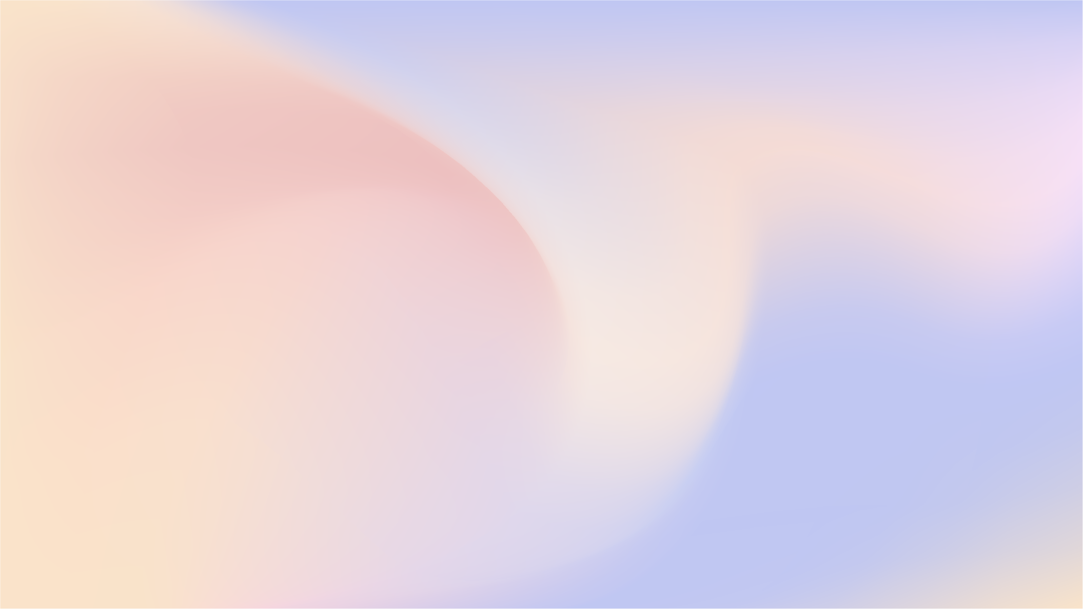 Blurred pastel abstract background with soft gradient colors of pink, purple, white, and blue.