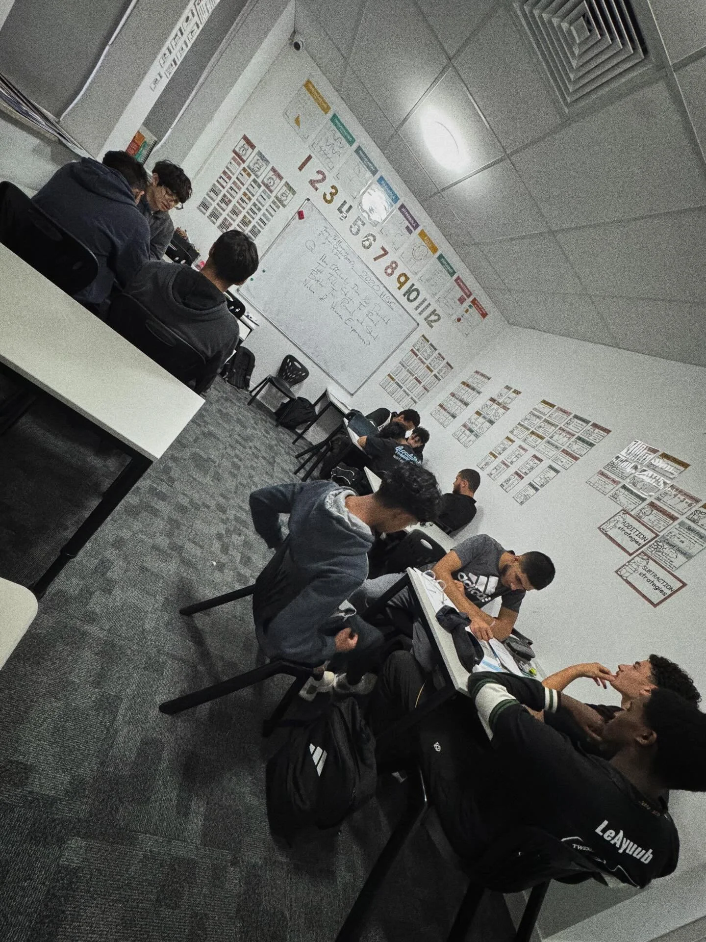 Our Malek Fahd Standard English Group LOCKED IN for the upcoming Common Module Exam ✍🏻💪