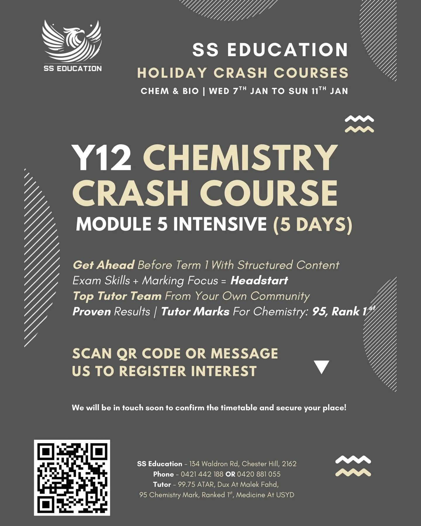 Year 12 Chemistry Module 5 Crash Course - ENROLMENTS END SOON. Do not miss out on this opportunity to get ahead these holidays while everyone else sleeps 💤