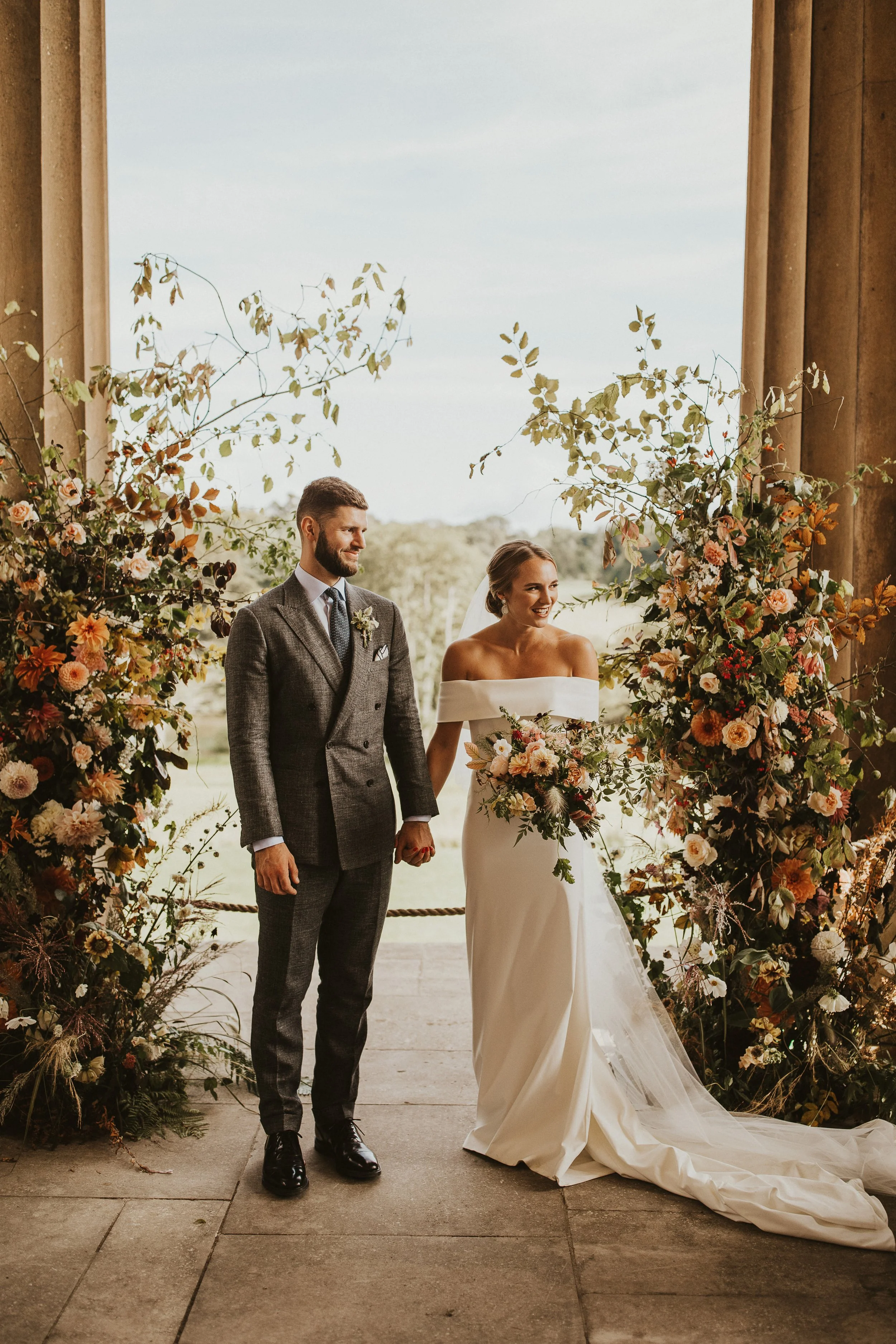 Sophie & Hugh | An Autumn Arcadia Wedding | Couture
