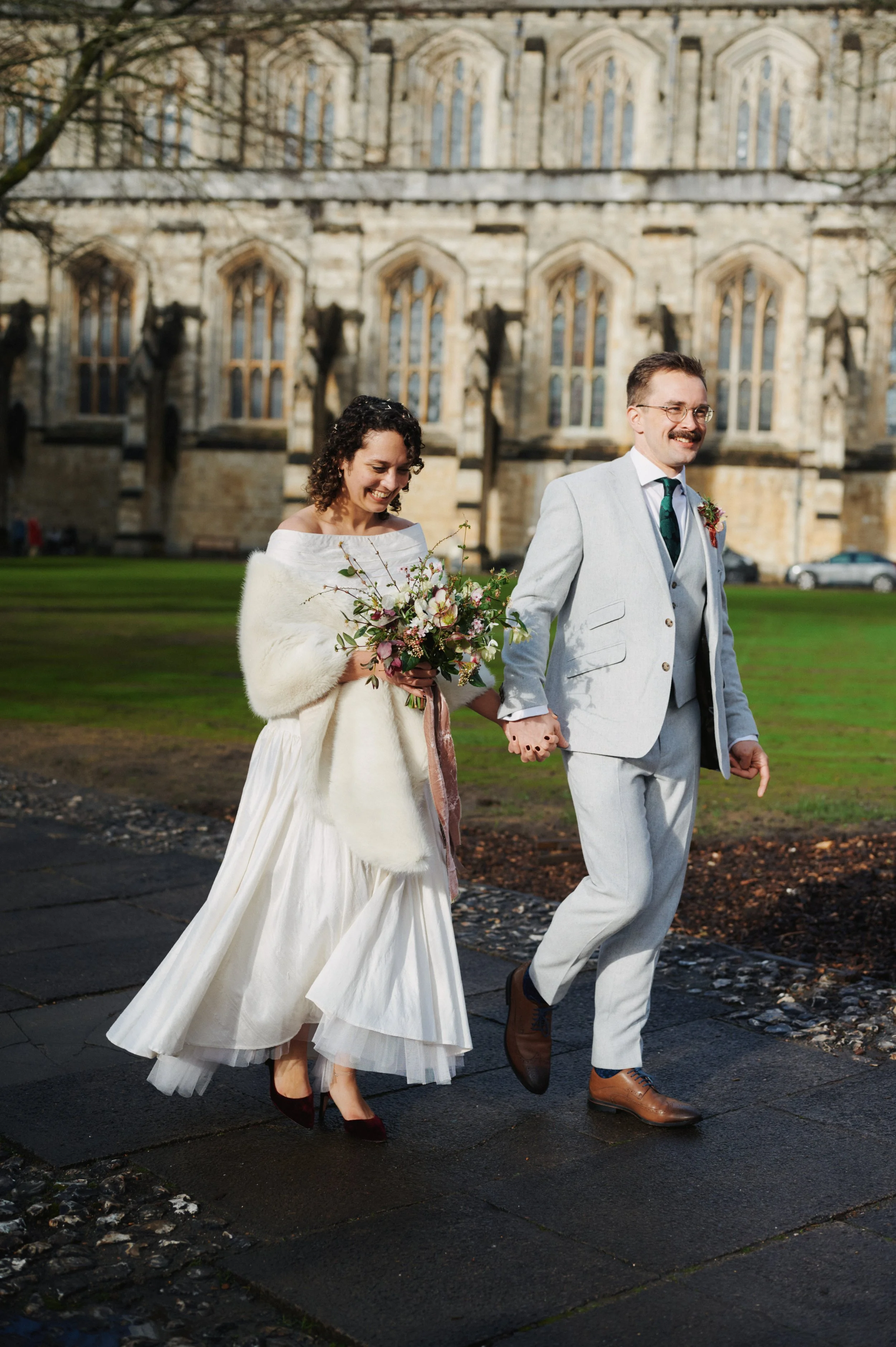 Beth & Tristan | A Winter Drawing Room Wedding | Studio