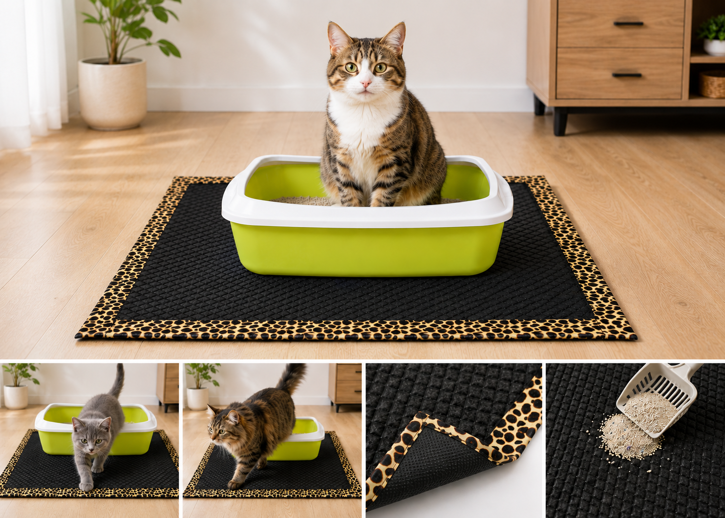 Pet Mat with Top Grid: 7 Sizes