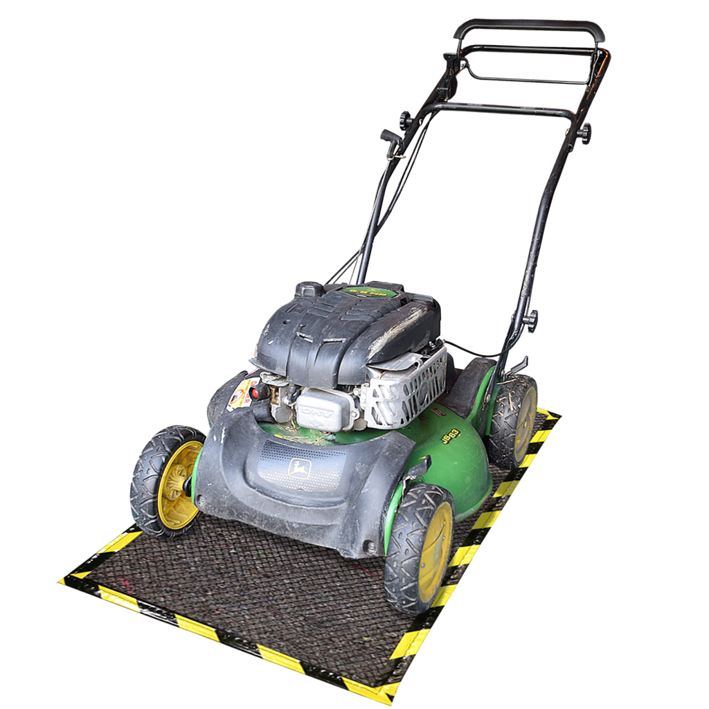 Lawn Mower Mat with Armor-Grid 32 x 60in