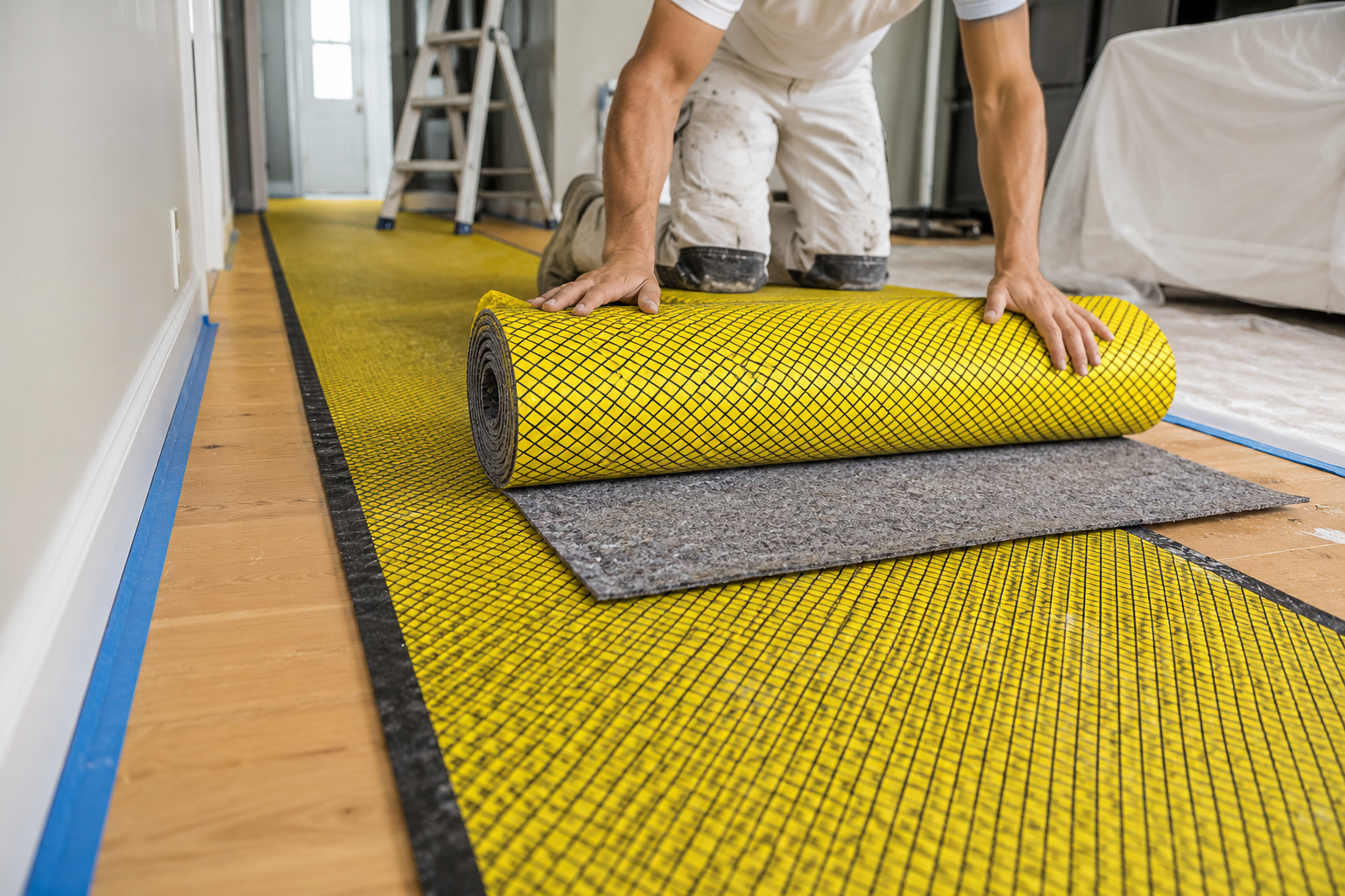 32in x 25ft Protective Floor Covering - Heavy Duty &amp; Reusable