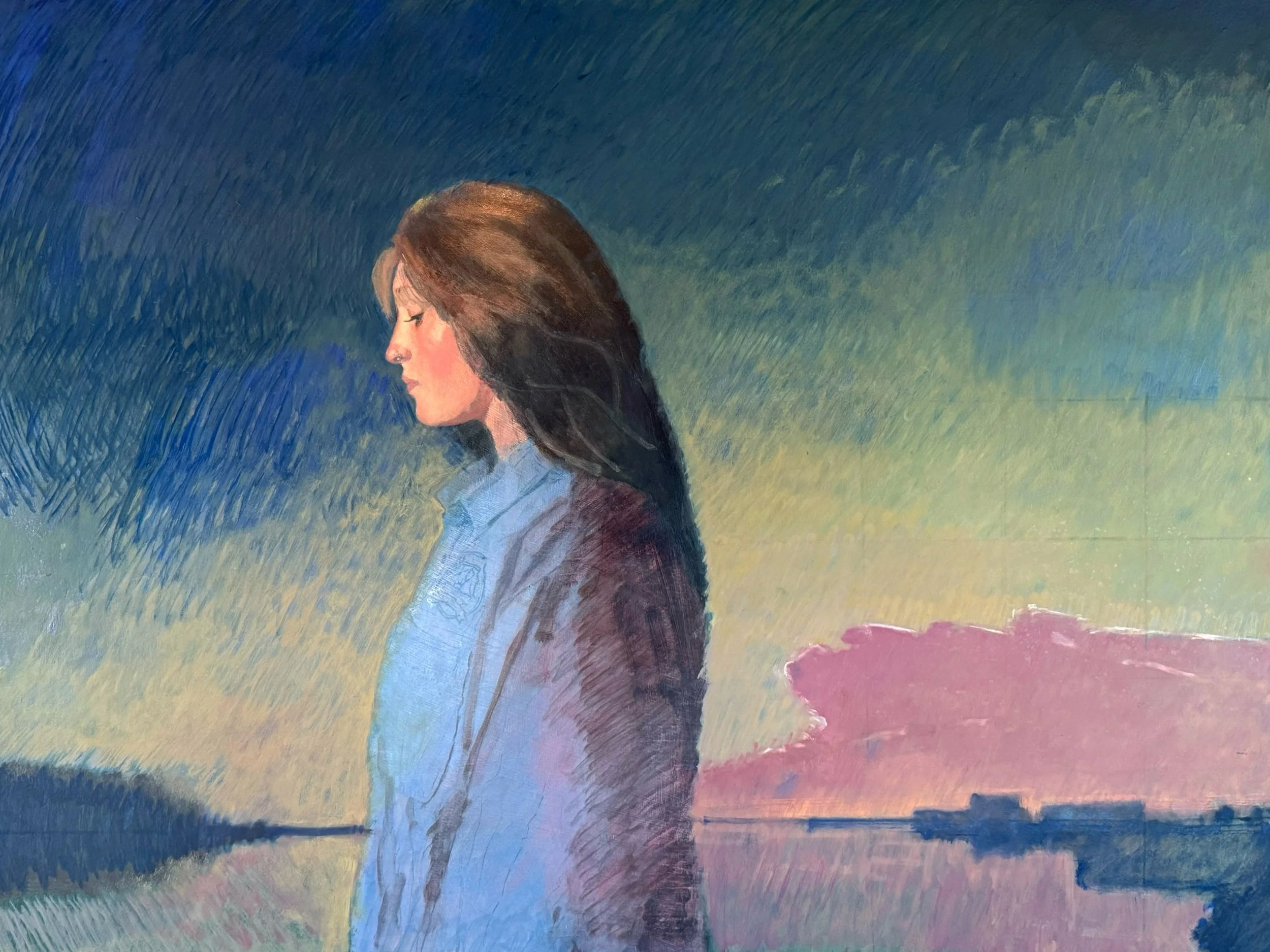 “Josephine”
36” x 48” 
Oil on Board
2025