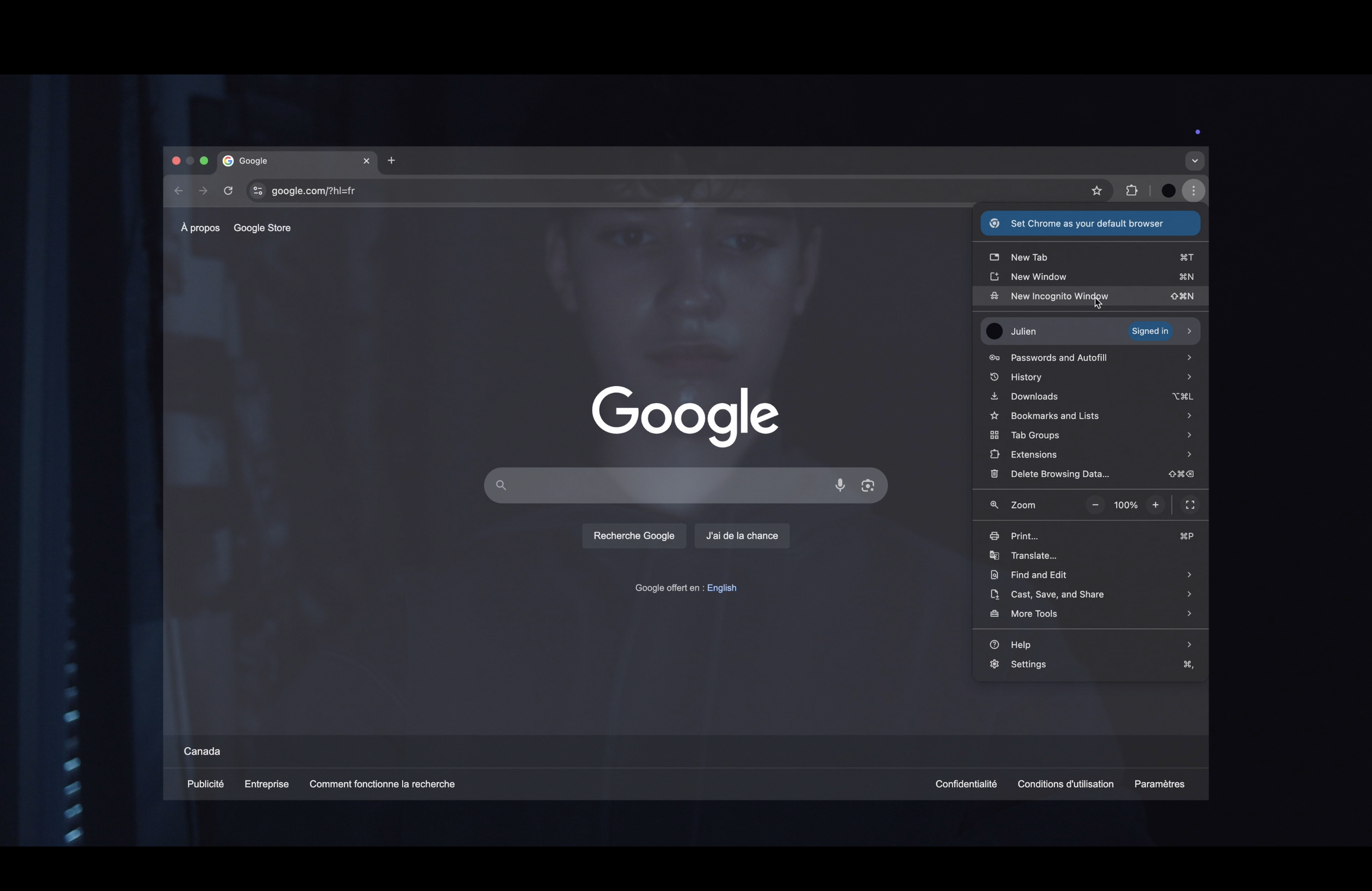 Julien Laplante, BACKFIRE.