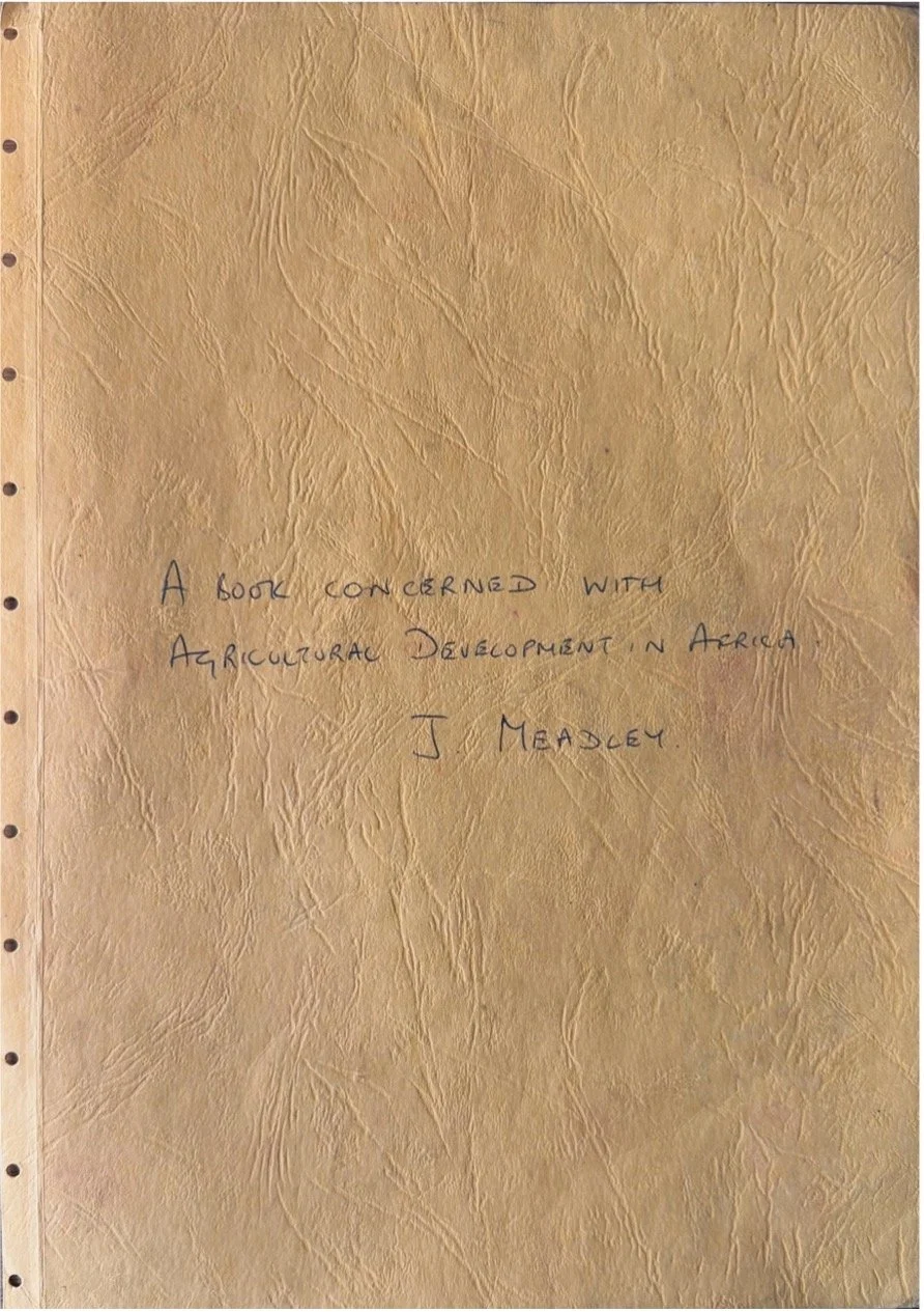 A BOOK CONCERNED WITH AGRICULTURAL DEVELOPMENT IN AFRICA