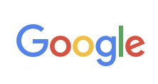 Google logo in colorful letters on a white background