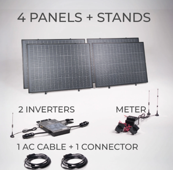 800 W Bifacial Solar System