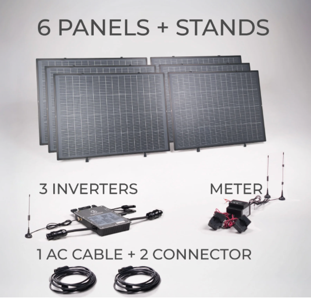 1.2 kWh Bifacial Solar System