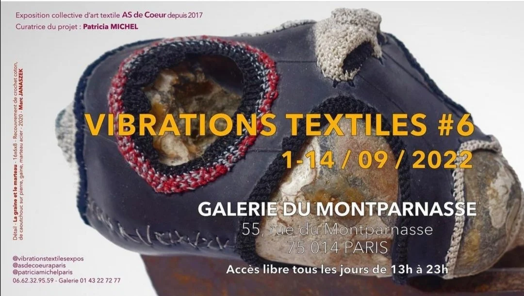 Vibrations Textiles #6, Galerie du Montparnasse, Paris-2022.