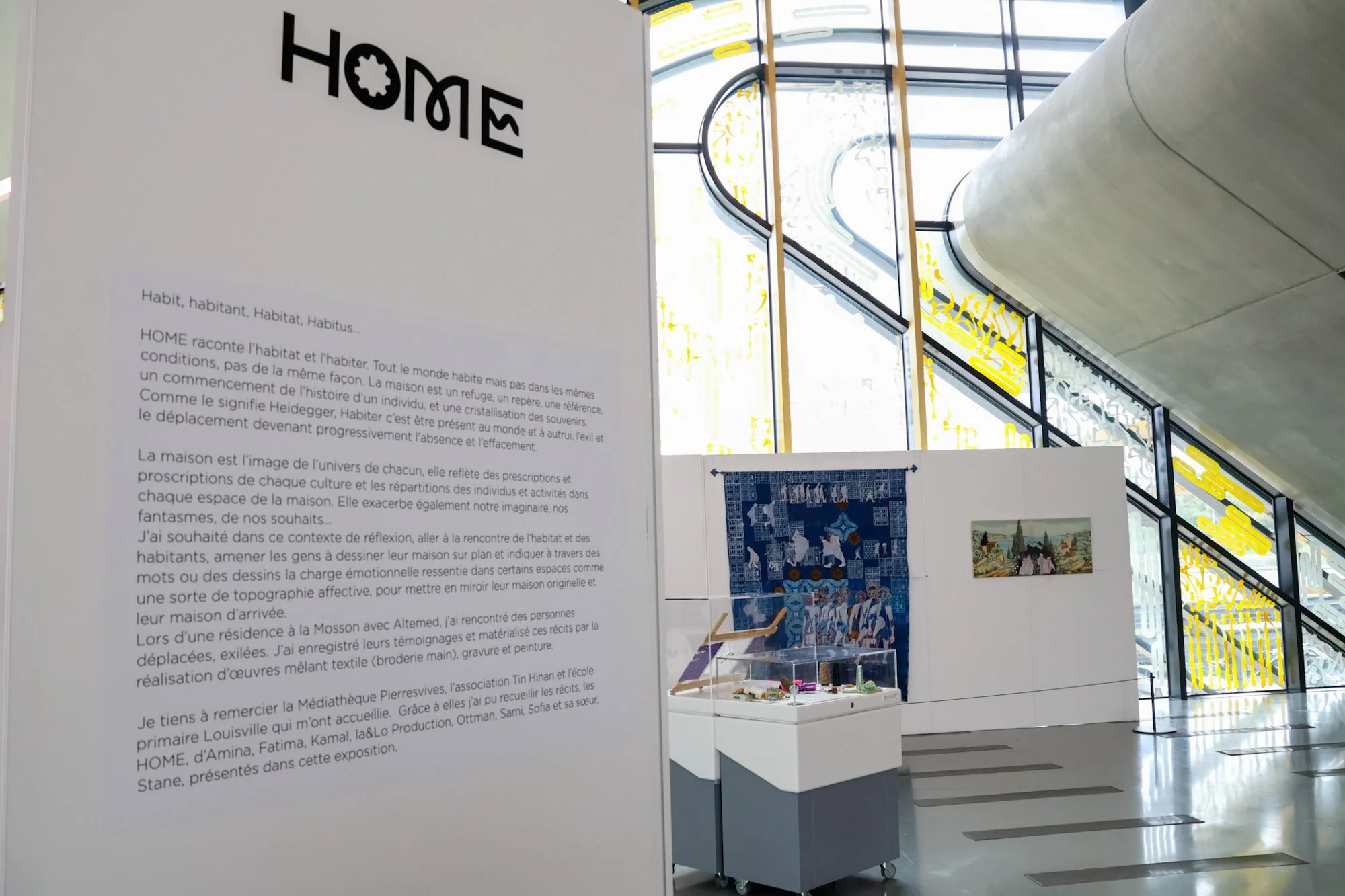 Exposition Marie Pourchot-HOME-Maison d'exil et récits de femme-Domaine départemental de Pierre Vives, Montpellier