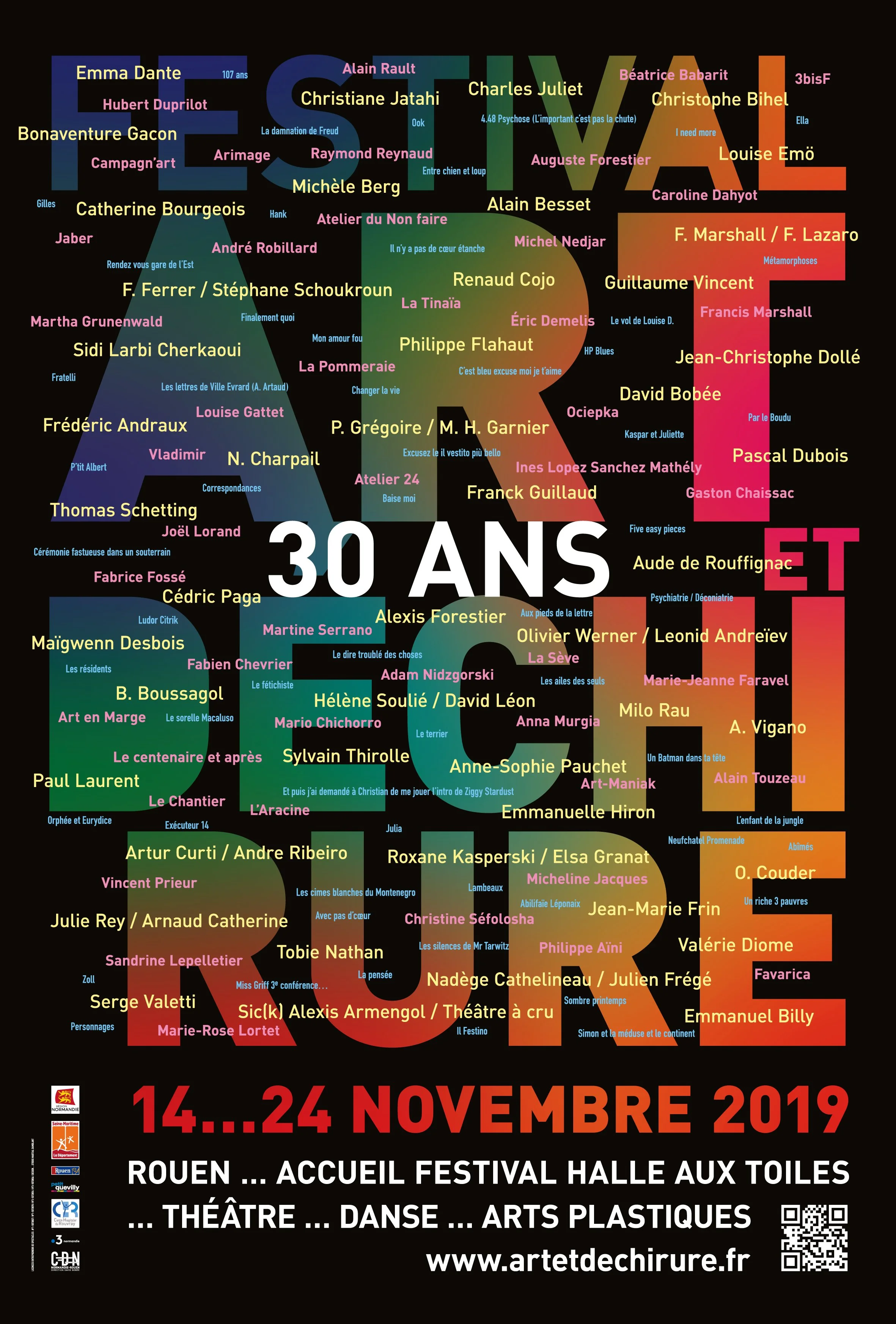Art et Déchirure-Festival Art Singulier-La Halle aux Toiles, Rouen-2019.