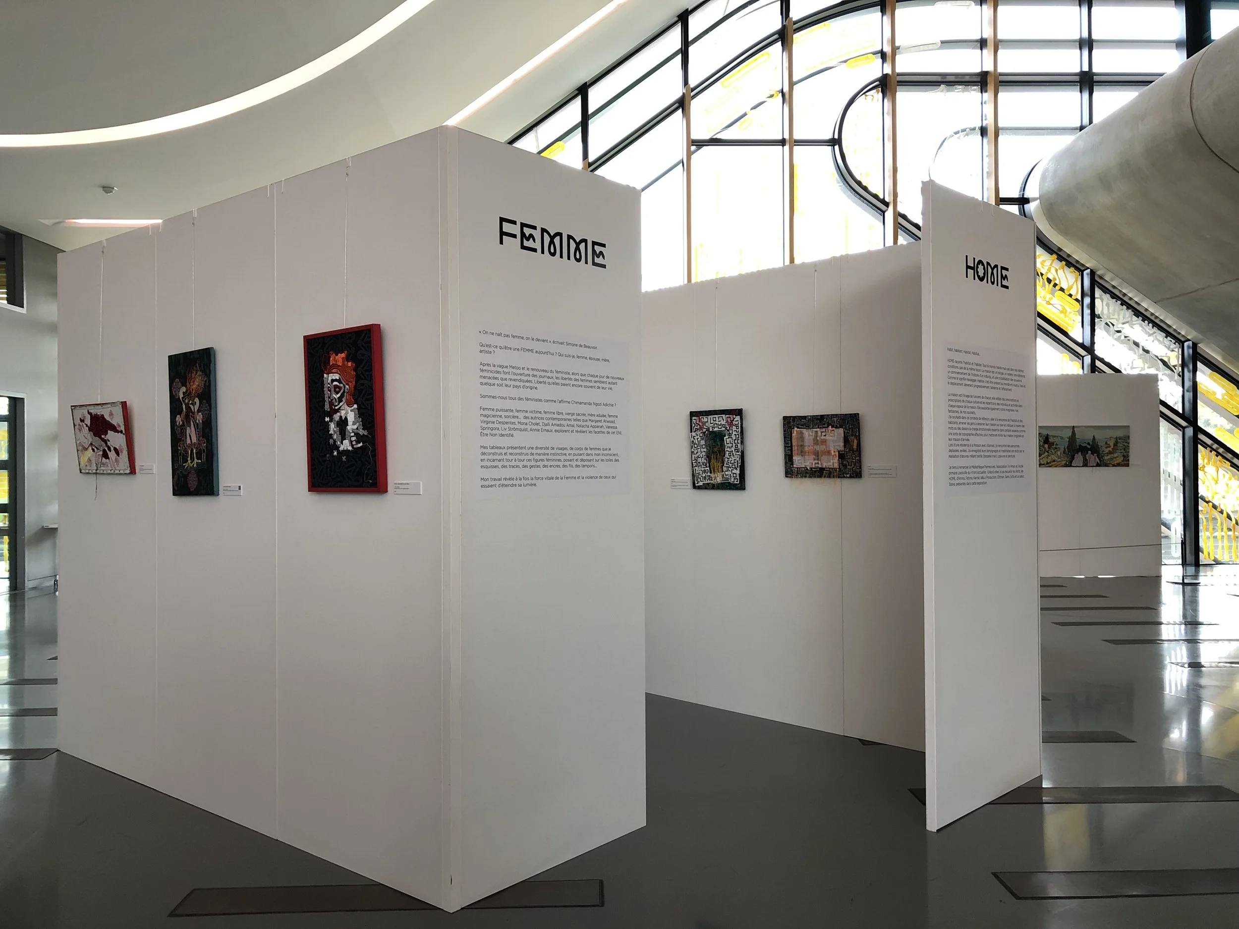 Exposition Marie Pourchot-HOME-Maison d'exil et récits de femme-Domaine départemental de Pierre Vives, Montpellier