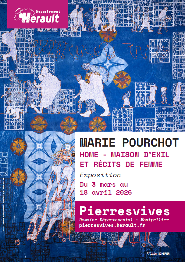 exposition Home, maison d'exil et récits de femme-Pierres Vives, Montpellier