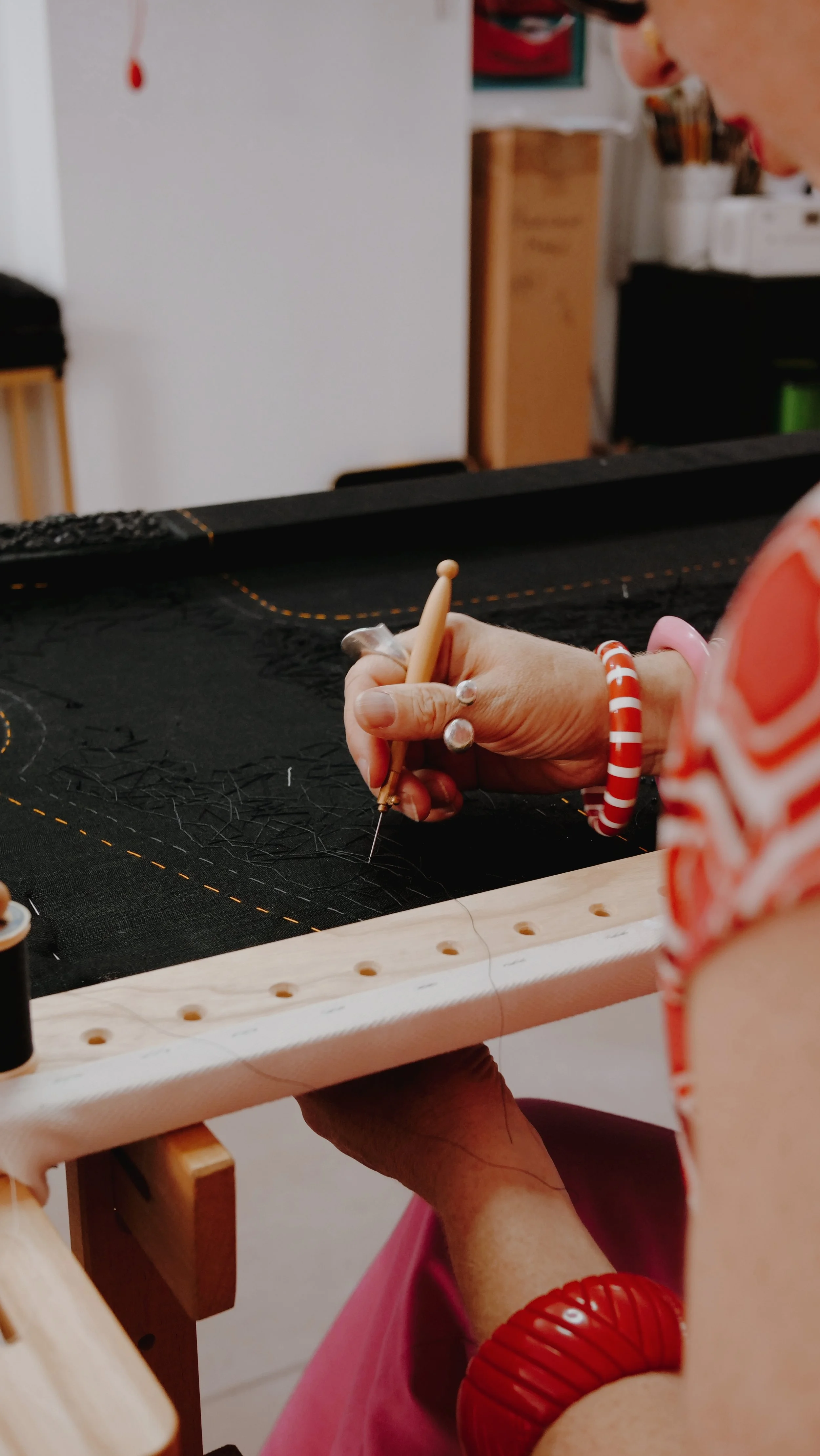 atelier de création-Marie Pourchot-broderie de Lunéville.