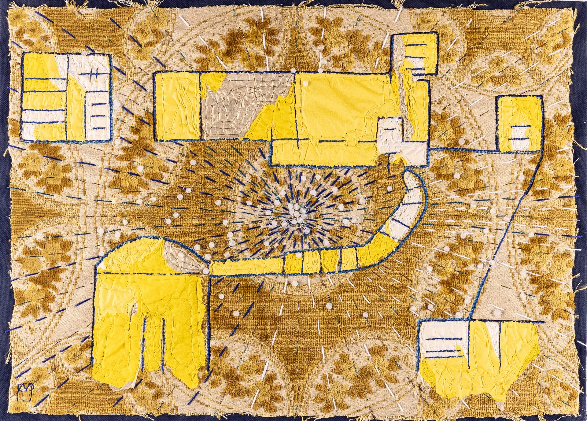 Jaune-Bleu-Sel
Broderie main sur tissu et papier de soie

2026
Photo Alain Scherer