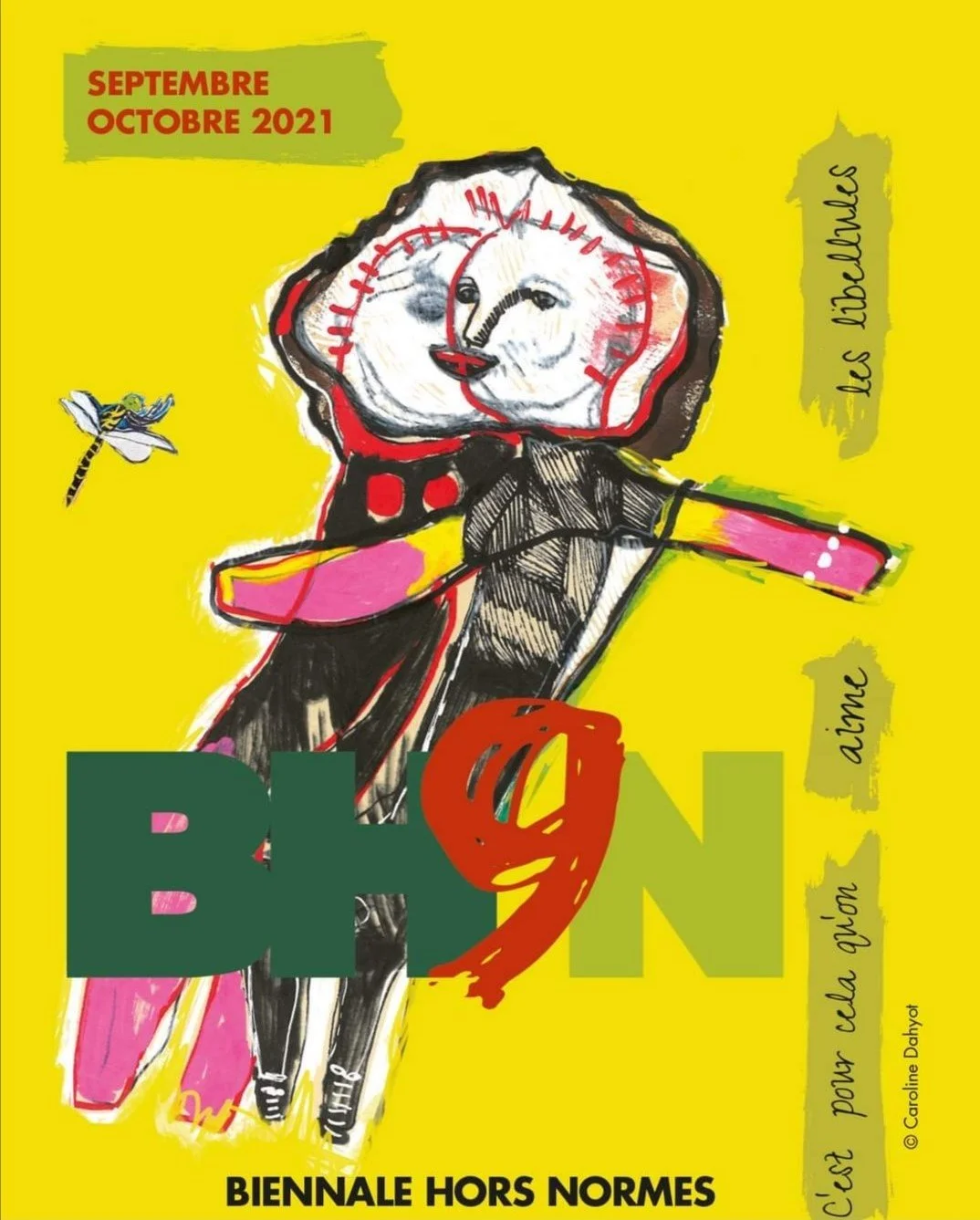 C’est pour ça qu’on aime les libellules, biennale Hors Norme, Lyon- 2021.