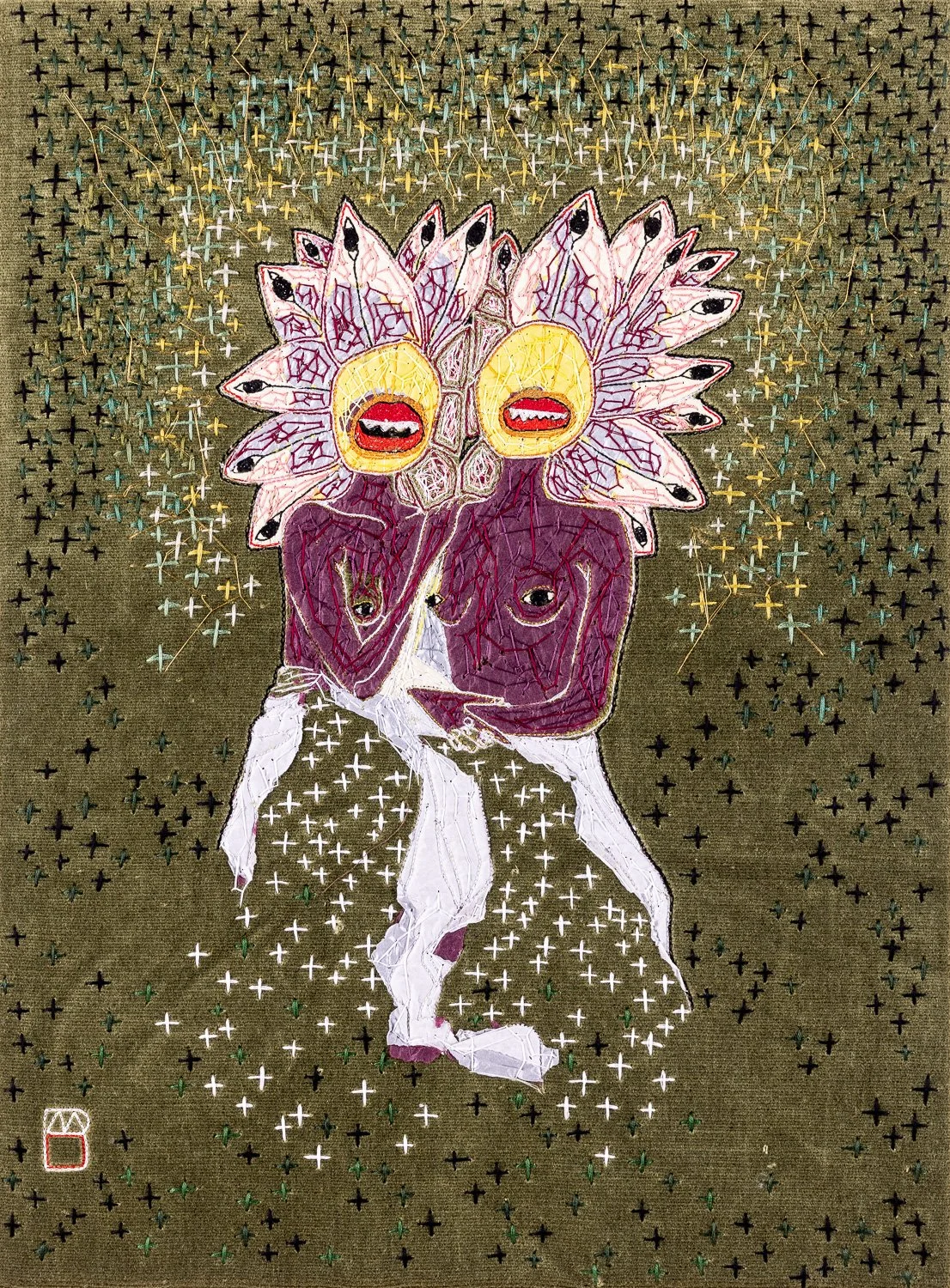 Freaks
Broderie sur tissu et papier
2023, Photo Alain Scherer