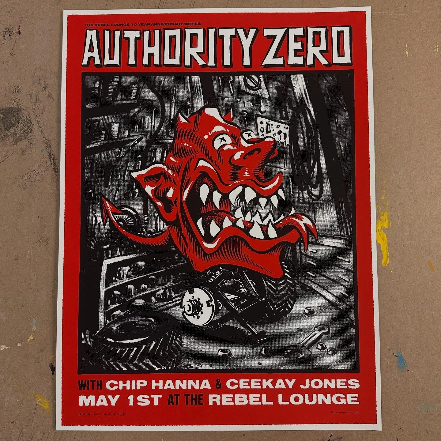 Late post but hey!: back in May @therebelphx celebrated 10 years with a series of AZ talent to commemorate this occasion. We partnered up with them to create (with the help of some other amazing artists) a poster for each show in the series. Congrats