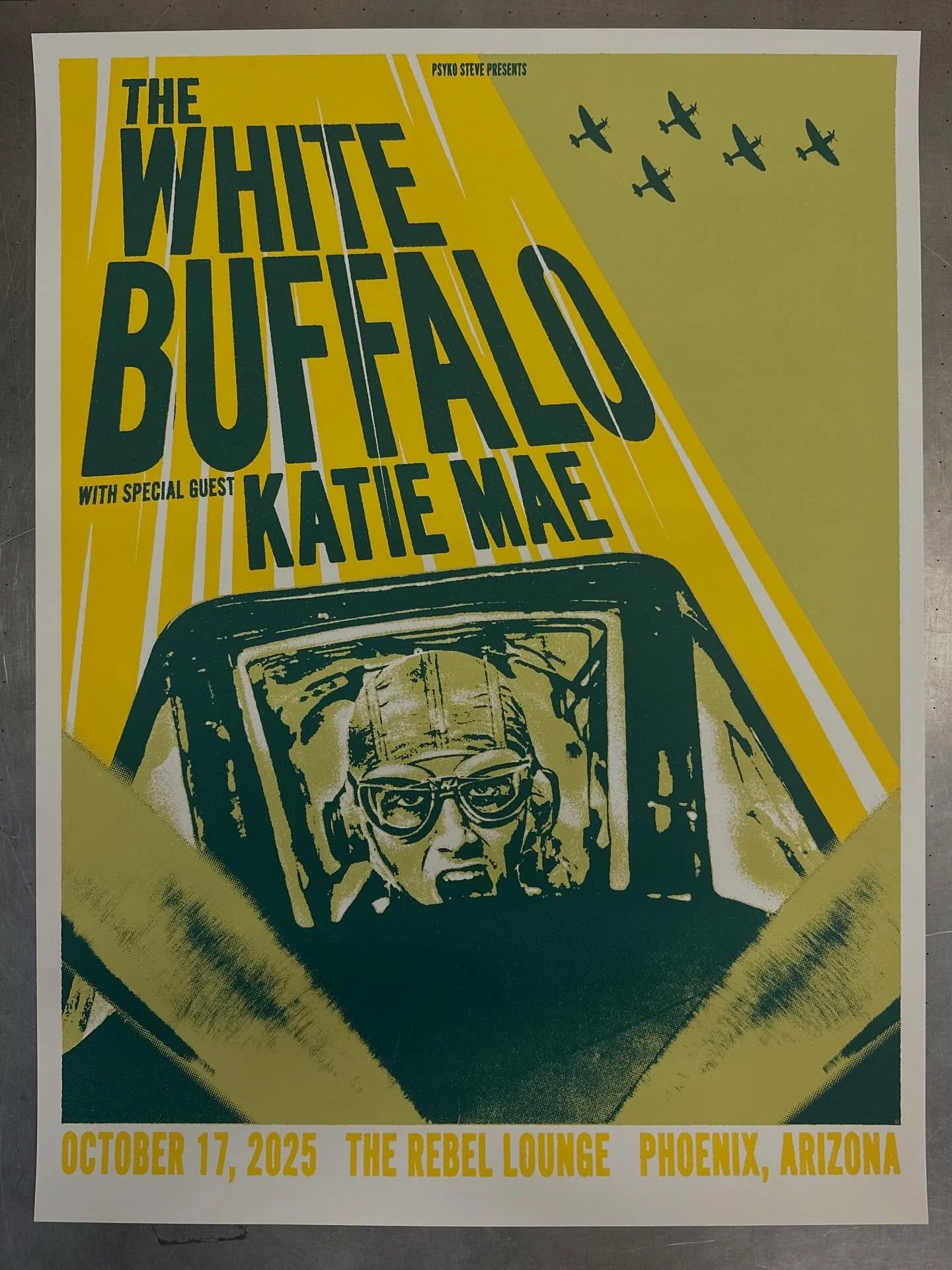 Been a longtime fan of @buffaloco so it&rsquo;s pretty damn cool that I got to make a poster for his show last night @therebelphx . 
Also, I almost never take my phone out at a show, but wanted to catch a snippet of the song this poster was inspired 
