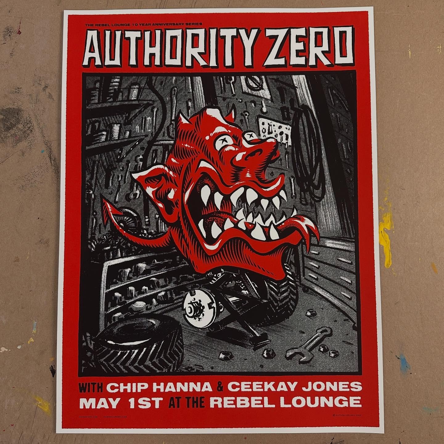 Late post but hey!: back in May @therebelphx celebrated 10 years with a series of AZ talent to commemorate this occasion. We partnered up with them to create (with the help of some other amazing artists) a poster for each show in the series. Congrats