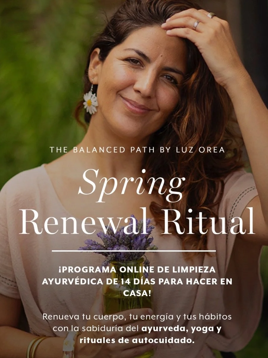 La primavera es el momento perfecto para renovar tu cuerpo, tu energ&iacute;a y tus h&aacute;bitos. 🌸

Un proceso guiado de 14 d&iacute;as para renovar tu cuerpo, tu energ&iacute;a y tus h&aacute;bitos con la sabidur&iacute;a del Ayurveda, el yoga y