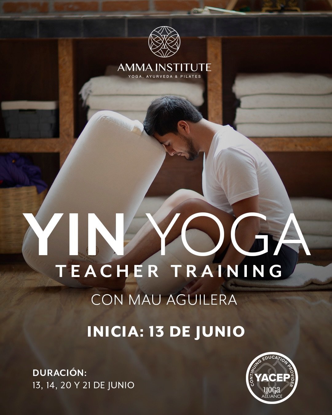 Una invitaci&oacute;n a habitar la quietud 🤍

En esta Certificaci&oacute;n de Yin Yoga de 40 horas con @fisioaguilera exploraremos el ritmo lento, la escucha interna y la regulaci&oacute;n del sistema nervioso a trav&eacute;s de la pr&aacute;ctica d