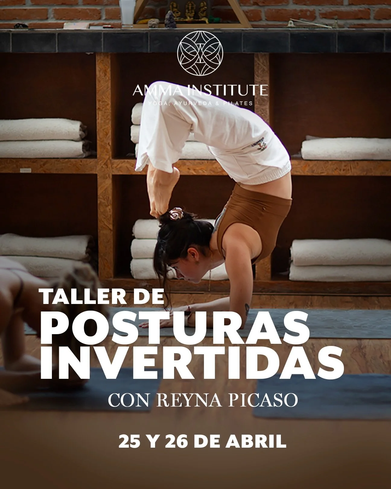 Dos d&iacute;as para explorar lo desconocido, construir fuerza desde adentro y cambiar la perspectiva ✨

Este taller est&aacute; dise&ntilde;ado para acompa&ntilde;arte paso a paso en el camino hacia las posturas invertidas, integrando respiraci&oacu