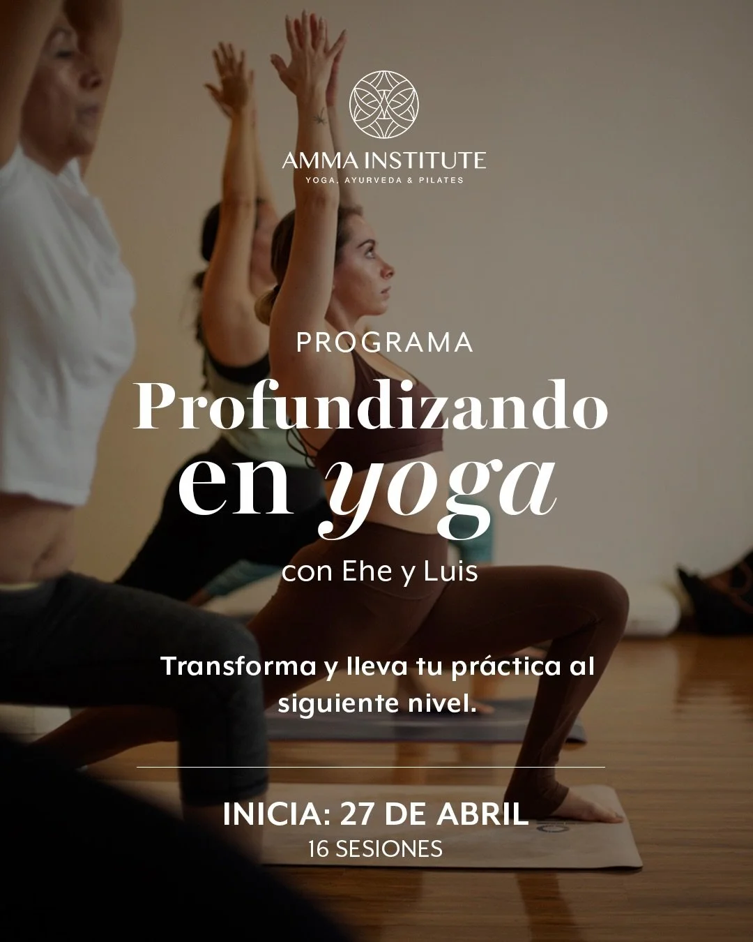 Profundizando, es un espacio para avanzar en tu pr&aacute;ctica con estructura, acompa&ntilde;amiento y a tu ritmo ✨

A lo largo de 16 sesiones trabajar&aacute;s:
&bull; Fuerza y equilibrio
&bull; Posturas m&aacute;s avanzadas
&bull; Respiraci&oacute