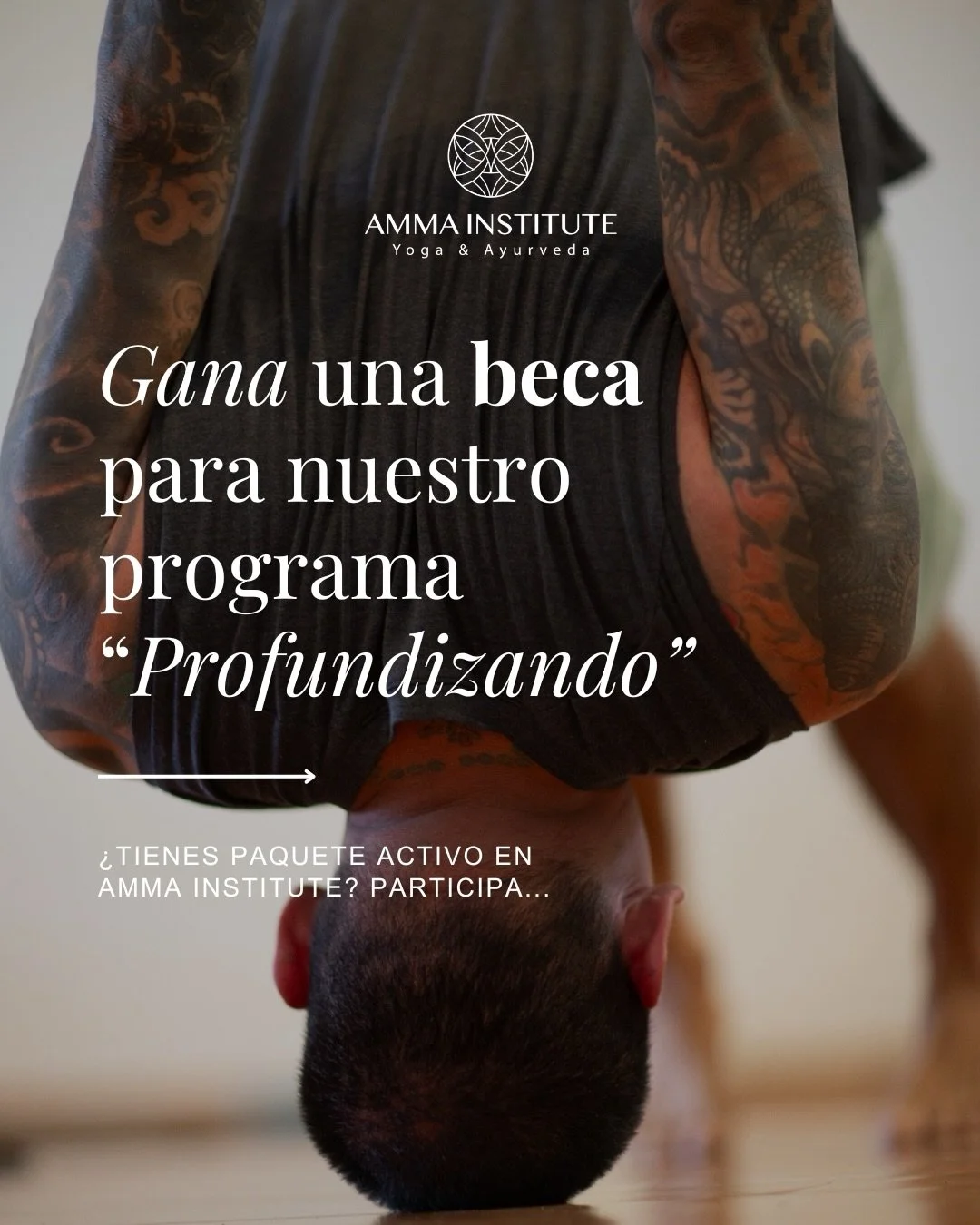 Gana una beca para nuestro taller &ldquo;Profundizando&rdquo; con @ehecatzini y @luis_harevalo ✨

Un espacio para ir m&aacute;s all&aacute; de la forma y empezar a comprender realmente tu pr&aacute;ctica. 

Si ya eres parte de la comunidad Amma Insti