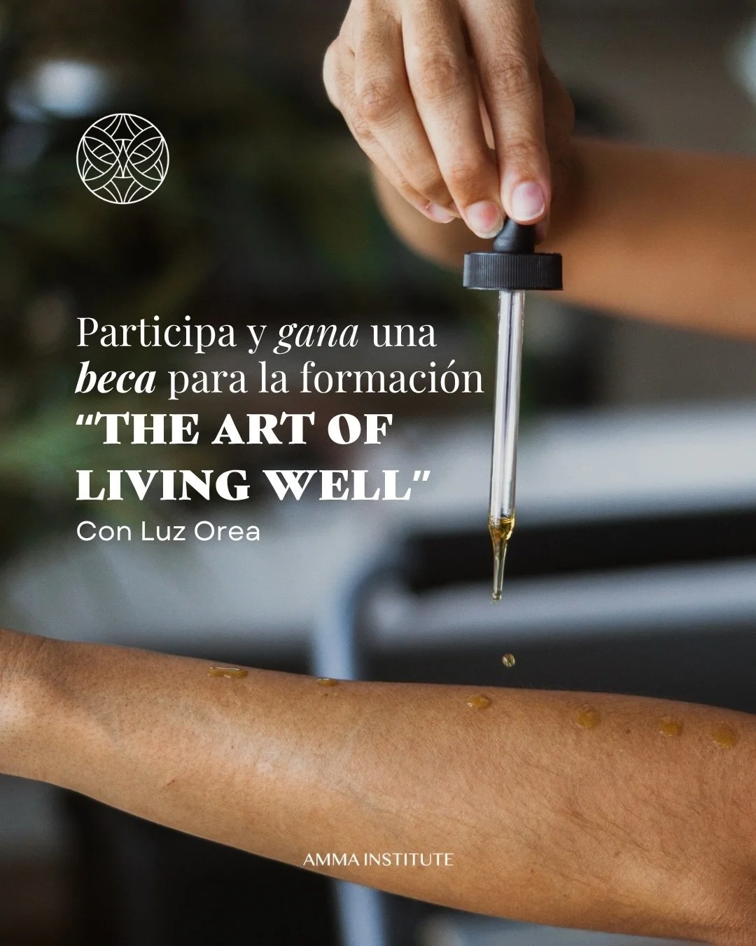✨ GIVEAWAY ✨

En Amma Institute creemos que el bienestar y el conocimiento deben ser accesibles para quienes realmente desean transformar su vida.

Por eso queremos regalar una beca para nuestra formaci&oacute;n
&ldquo;The Art of Living Well&rdquo; c