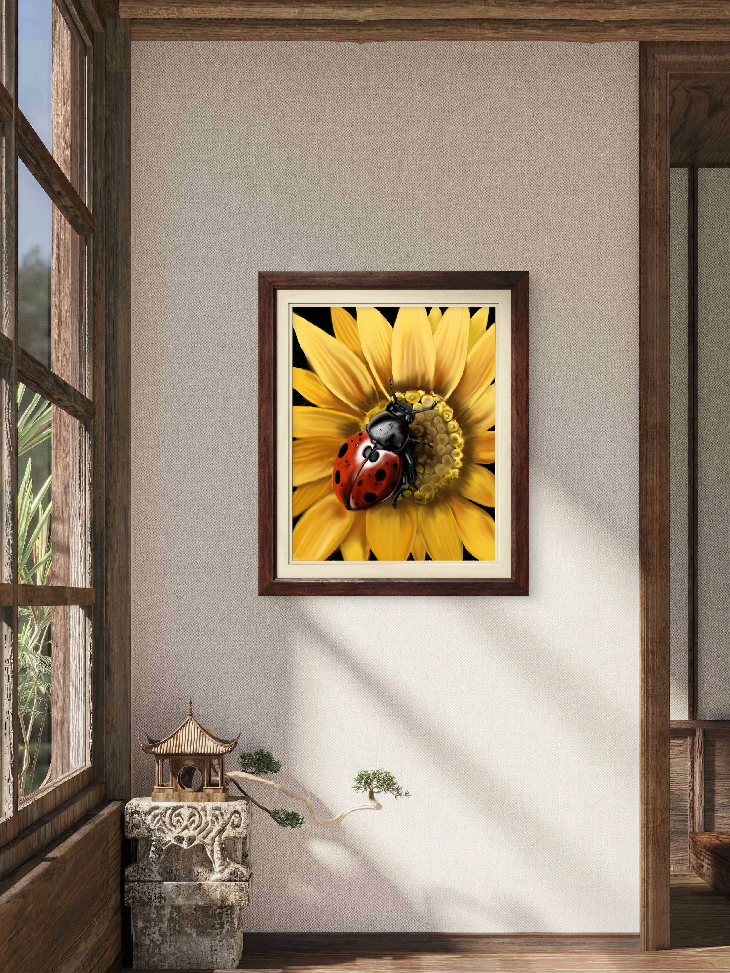 Ladybug framed.jpeg