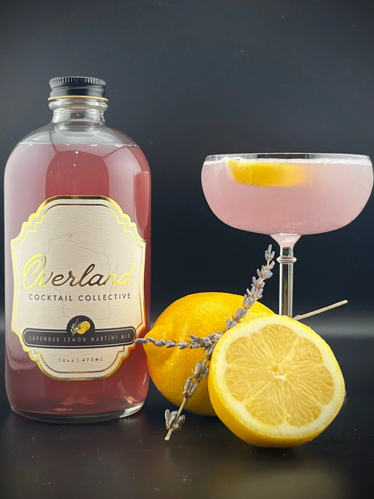 Overland Lavender Lemon Martini Mix - 16 oz.