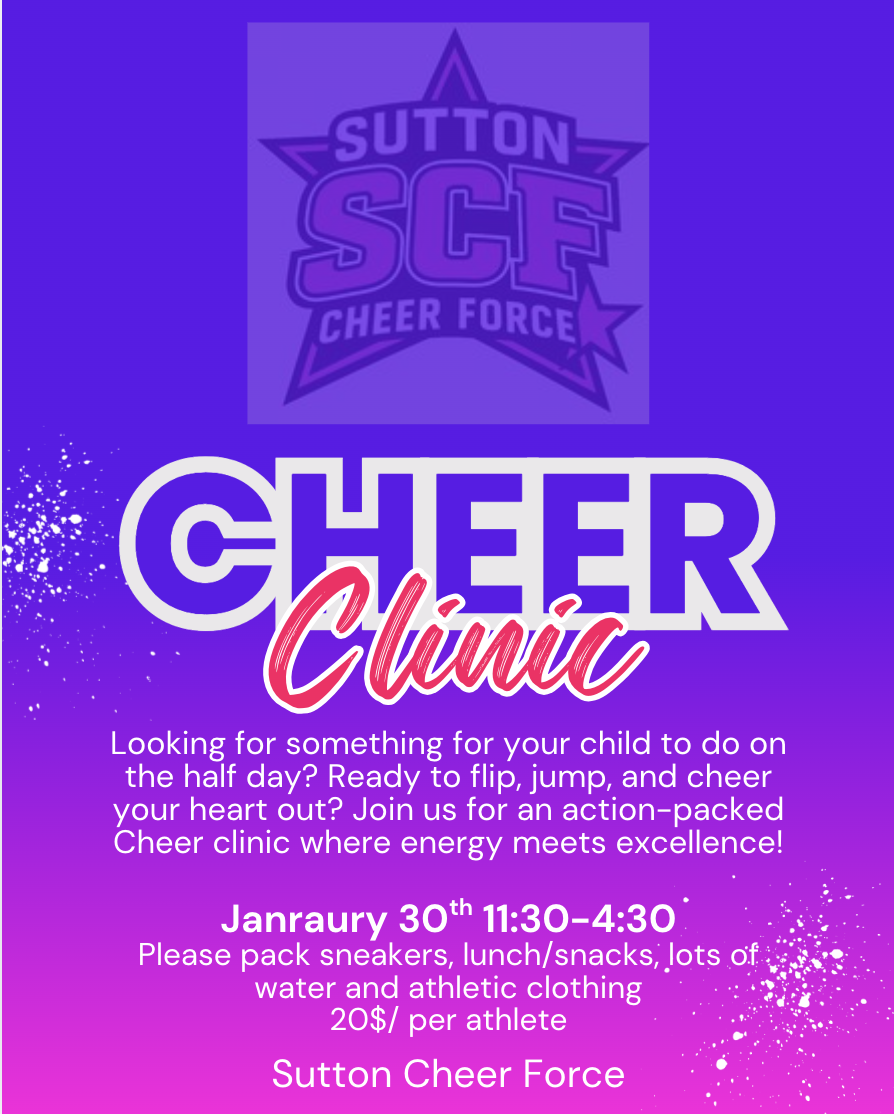 January 30th Cheer Clinic
