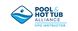 Pool and Hot Tub Alliance logo with blue water icon and text
